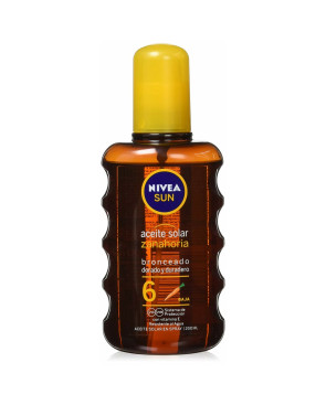 Olio Solare Nivea SUN ZANAHORIA Spf 6 200 ml