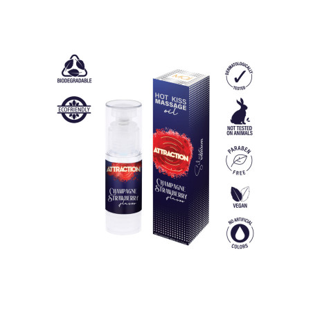 Olio per Massaggio Erotico Attraction 50 ml