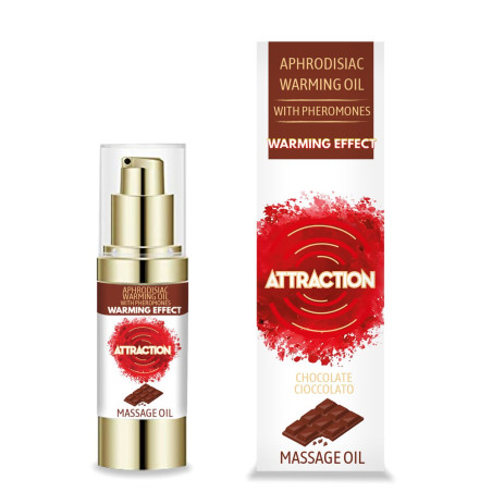 Olio per Massaggio Erotico Attraction Chocolate 30 ml