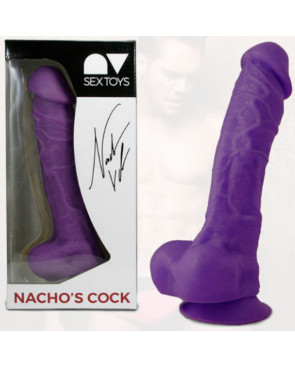 NACHO VIDAL - REPLICA PENE NACHO VIDAL 24CM LILLA