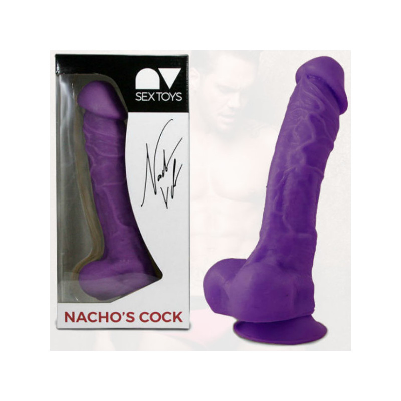 NACHO VIDAL - REPLICA PENE NACHO VIDAL 24CM LILLA