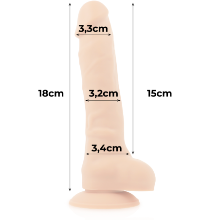 COCK MILLER - COCKSIL ARTICOLABILE DENSIT IN SILICONE 18 CM