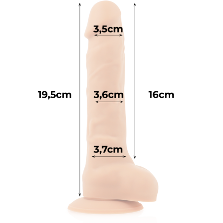 COCK MILLER - COCKSIL ARTICOLABILE DENSIT IN SILICONE 19,5 CM