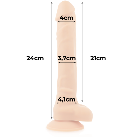 COCK MILLER - COCKSIL ARTICOLABILE DENSIT IN SILICONE 24 CM