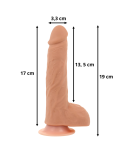 OHMAMA - DILDO SU E GIÙ CON FUNZIONE CALORE E TELECOMANDO