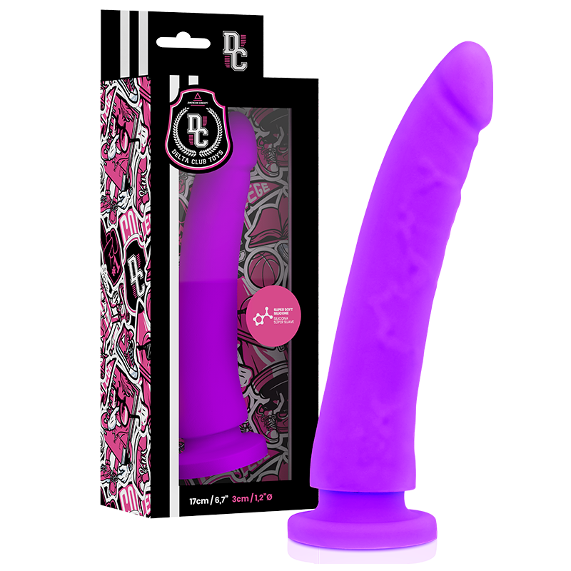 DELTA CLUB - TOYS DILDO MEDICO LILLA IN SILICONE 17 CM -O- 3 CM