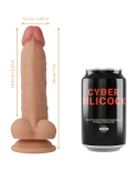 CYBER SILICOCK - JUDE SILICONE LIQUIDO MORBIDO ULTRA REALISTICO 18 CM -O- 3.2 CM