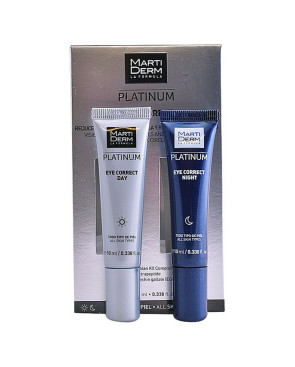 Trattamento Antietà per Contorno Occhi Platinum Martiderm 1472-42360 (2 pcs) 10 ml (2 Unità)