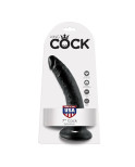 KING COCK - 7 DILDO NERO 17.8 CM