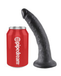 KING COCK - 7 DILDO NERO 17.8 CM