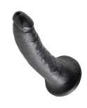 KING COCK - 7 DILDO NERO 17.8 CM