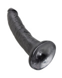 KING COCK - 7 DILDO NERO 17.8 CM