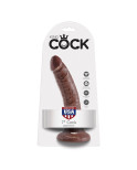 KING COCK - 7 DILDO CIOCCOLATO 17.8 CM