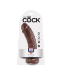 KING COCK - 8 DILDO MARRONE 20.3 CM