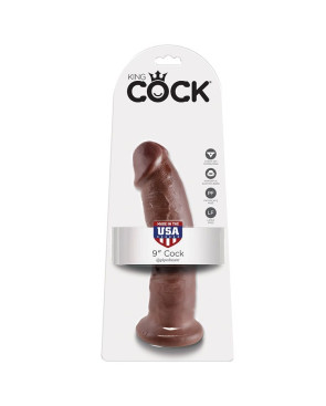 KING COCK - 9 DILDO MARRONE 22.9 CM