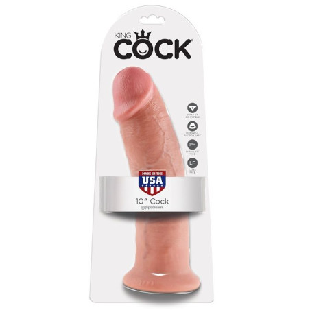 KING COCK - 10 DILDO FLESH 25.4 CM