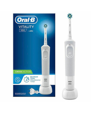 Spazzolino da Denti Elettrico Oral-B Cross Action Bianco