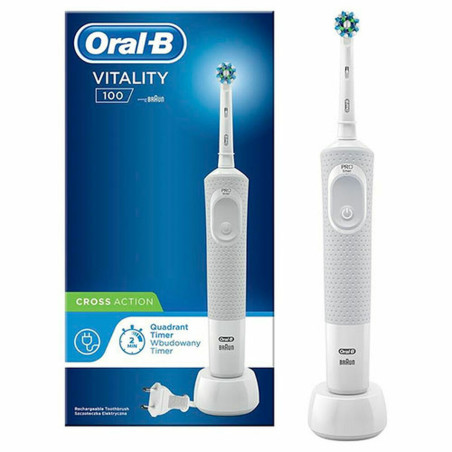 Spazzolino da Denti Elettrico Oral-B Cross Action Bianco