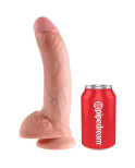 KING COCK - 9 DILDO FLESH CON SFERE 22.9 CM