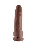 KING COCK - 9 DILDO MARRONE CON SFERE 22.9 CM