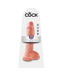 KING COCK - 10 DILDO FLESH CON SFERE 26.5 CM