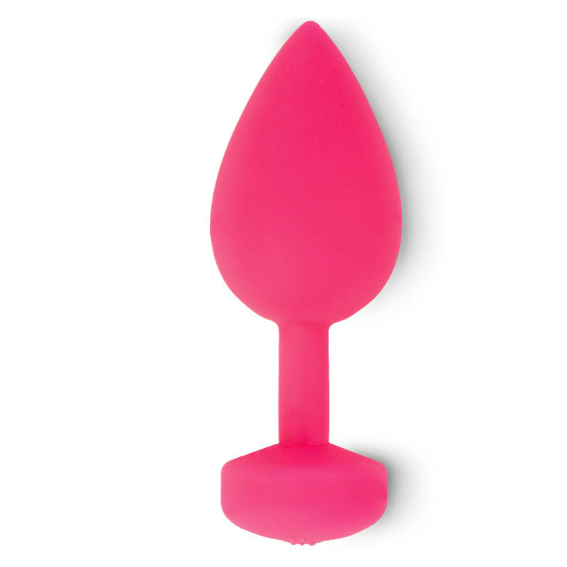 G-VIBE - FUNTOYS GPLUG VIBRATORE ANALE RICARICABILE GRANDE ROSA NEON 3.9CM