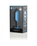 B-VIBE - PLUG ANALE SNUG 3 BLU CIELO