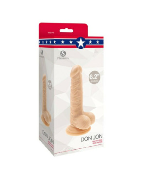 Dildo Realistico S Pleasures Don Jon PVC Ø 3,6 cm (13 cm)