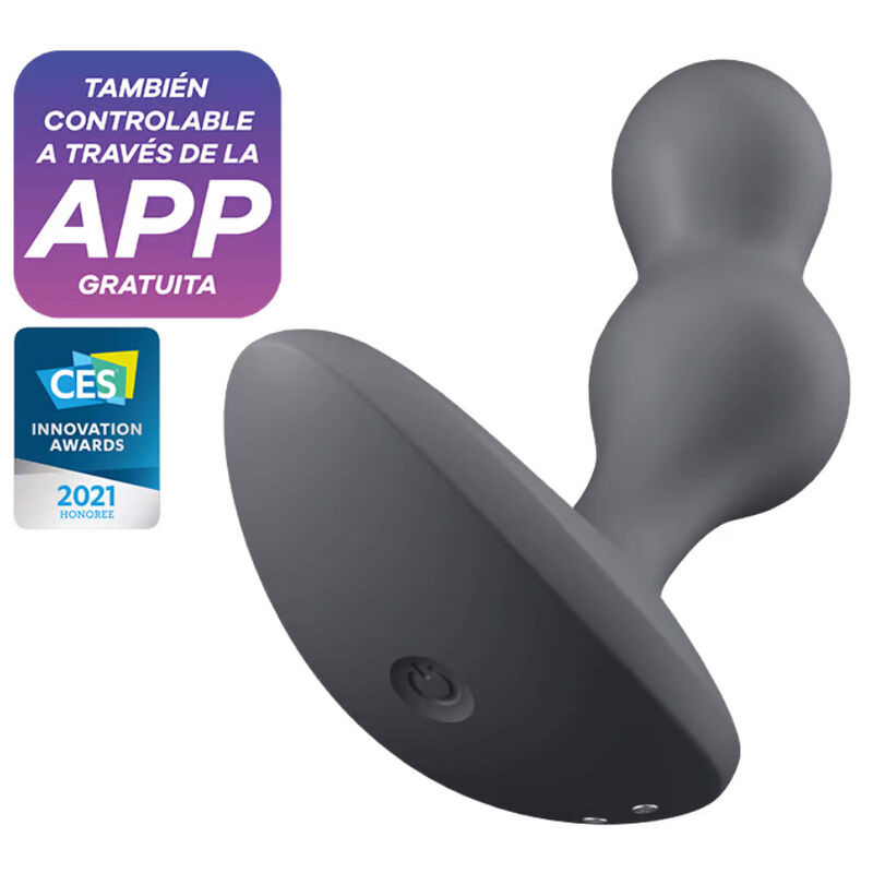 SATISFYER - APP PLUG VIBRANTE DEEP DIVER BLU