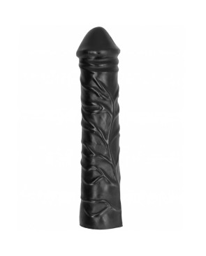 ALL BLACK - DILDO GIGANTE CON PUGNO MORBIDO 32 CM