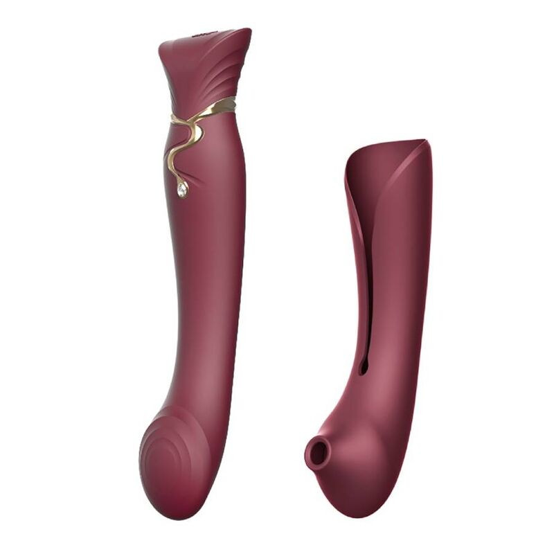 ZALO - SET QUEEN PULSE WAVE CLIT STIM ROSSO