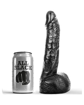 ALL BLACK - DILDO CON PUGNO 20 CM