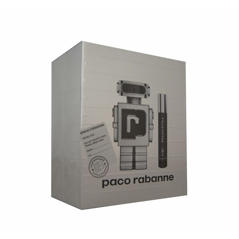 Cofanetto Profumo Uomo Paco Rabanne Phantom EDT Phantom 2 Pezzi