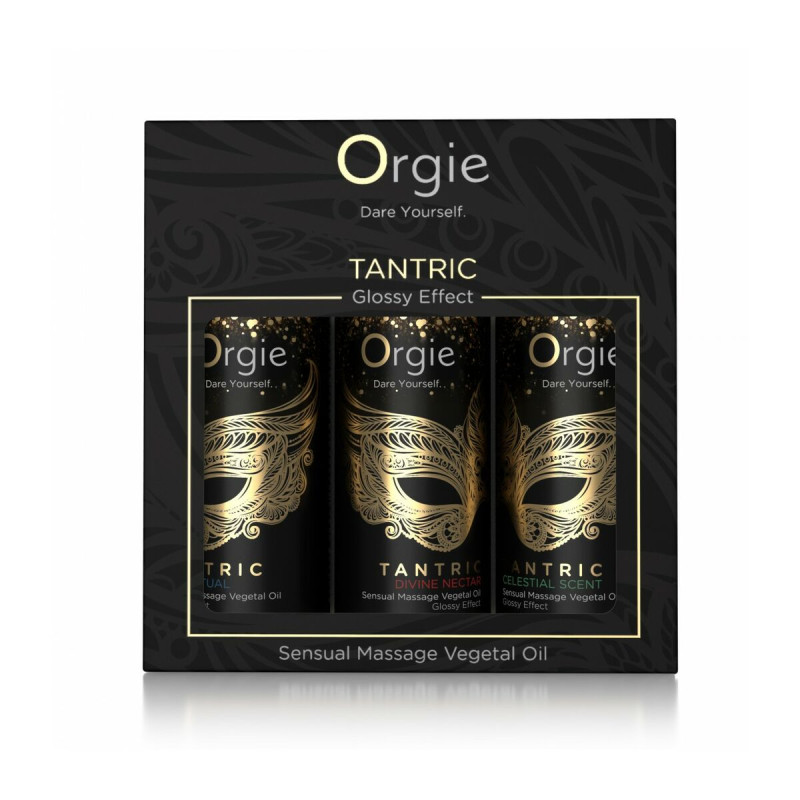 Olio per Massaggio Erotico Orgie Tantric Mini 30 ml x 3