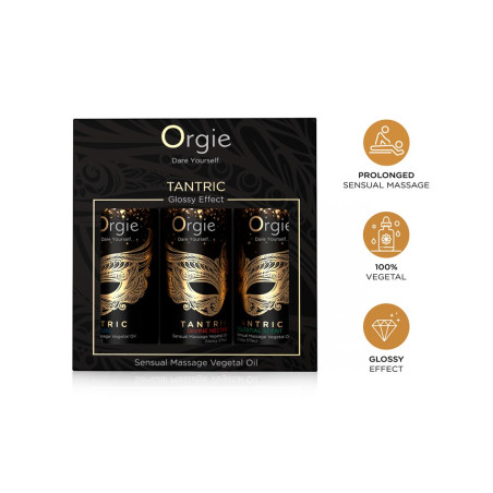 Olio per Massaggio Erotico Orgie Tantric Mini 30 ml x 3