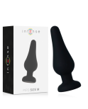 INTENSE - PLUG ANALE PIPO M SILICONE NERO 11 CM