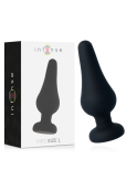 INTENSE - PLUG ANALE PIPO L SILICONE NERO 13 CM