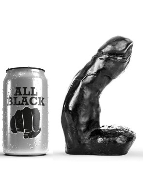 ALL BLACK - DILDO REALISTICO 15 CM