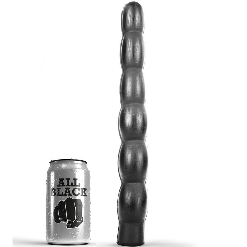 ALL BLACK - DILDO ANALE 32 CM