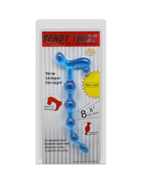 BAILE - SFERE ANAL BLU FLESSIBILI TWIST