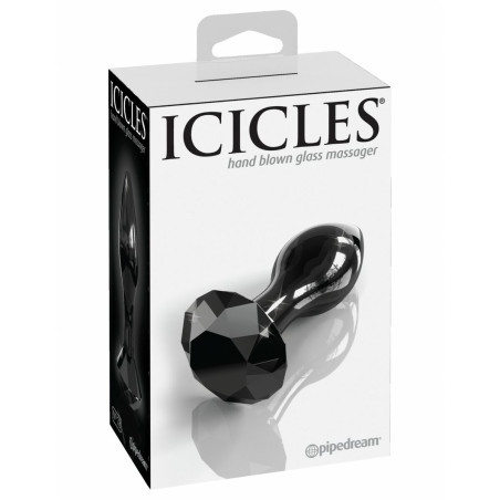 Plug Anale Pipedream Icicles Nero