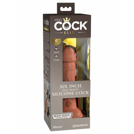 Dildo Pipedream King Cock Elite Marrone