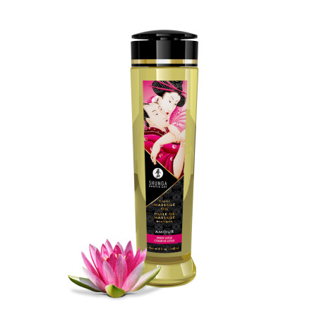 Olio per Massaggio Loto Organica Amour Shunga SHU-1223 240 ml