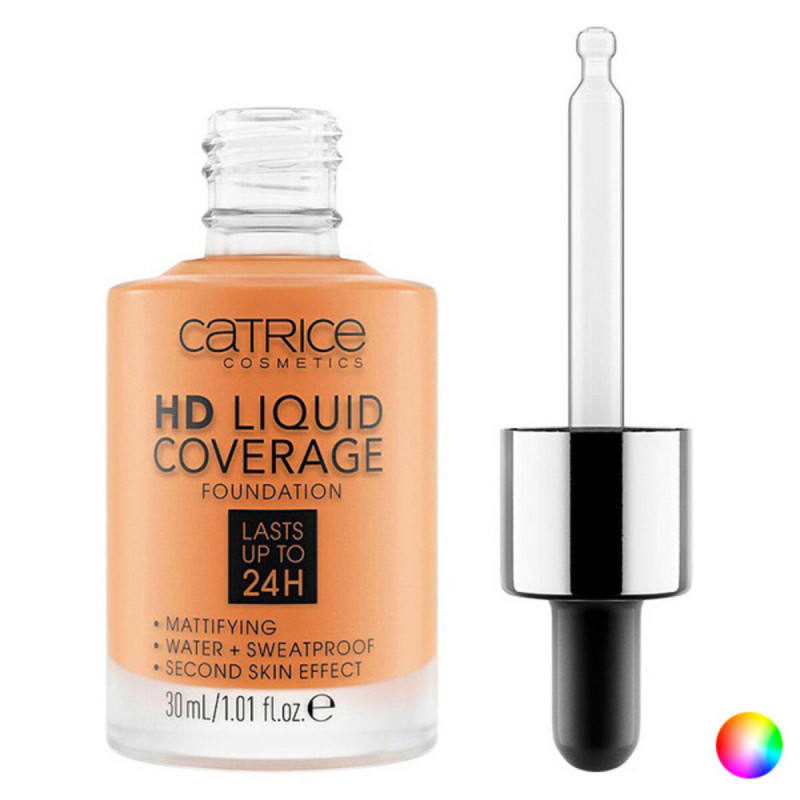 Base per Trucco Fluida Hd Liquid Coverage Foundation Catrice