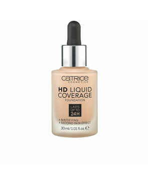 Base per Trucco Fluida Catrice HD Liquid Coverage Nº 020-rose beige (30 ml)