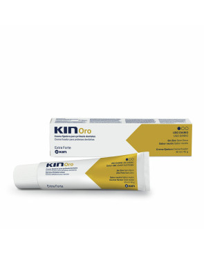 Crema per Fissaggio Dentiera Kin Kin Oro 40 ml Extra forte