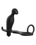 ADDICTED TOYS - PLUG ANALE CON ANELLO IN SILICONE NERO 12 CM