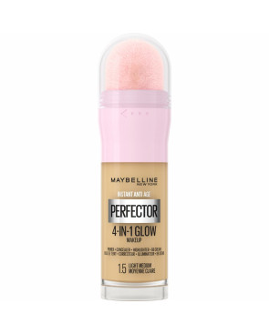 Base per Trucco Fluida Maybelline Instant Age Perfector Glow Nº 1,5 Light Medium 20 ml