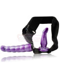 BAILE - PETTORINA ANALE E VAGINALE FEMMINILE LILLA PUNTO G 17 CM