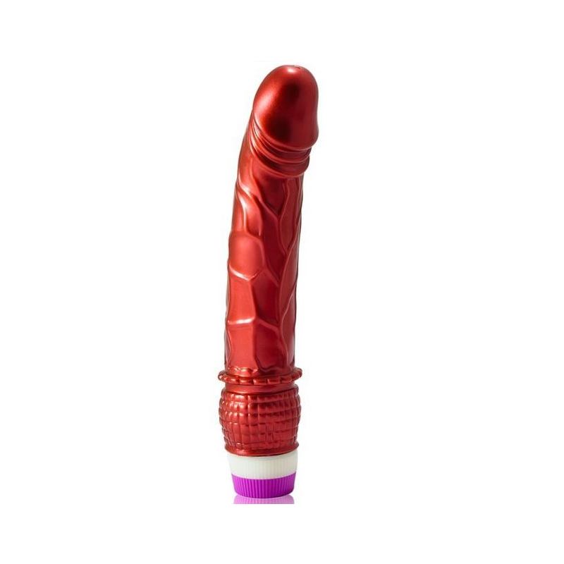 BAILE - VIBRATORE REALISTICO ROSSO 23 CM